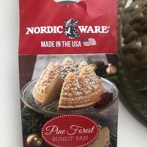 NORDIC WARE Pine Forest Bundt Pan NEW